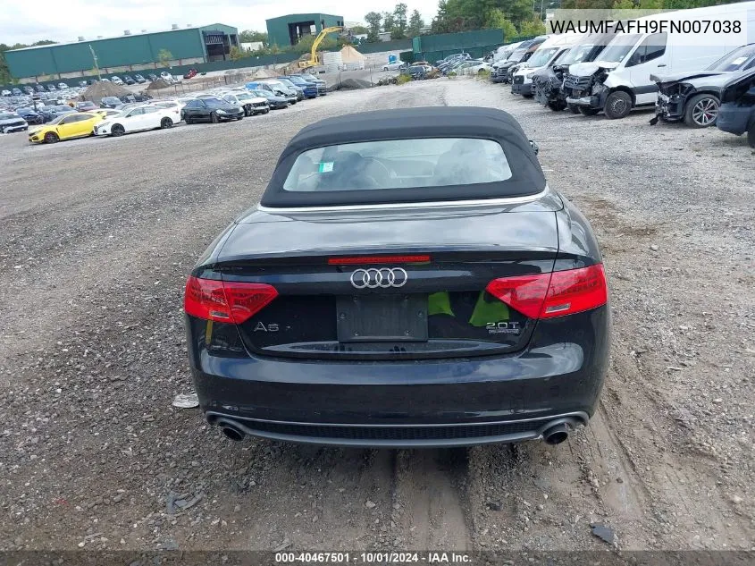 WAUMFAFH9FN007038 2015 Audi A5 Premium Plus