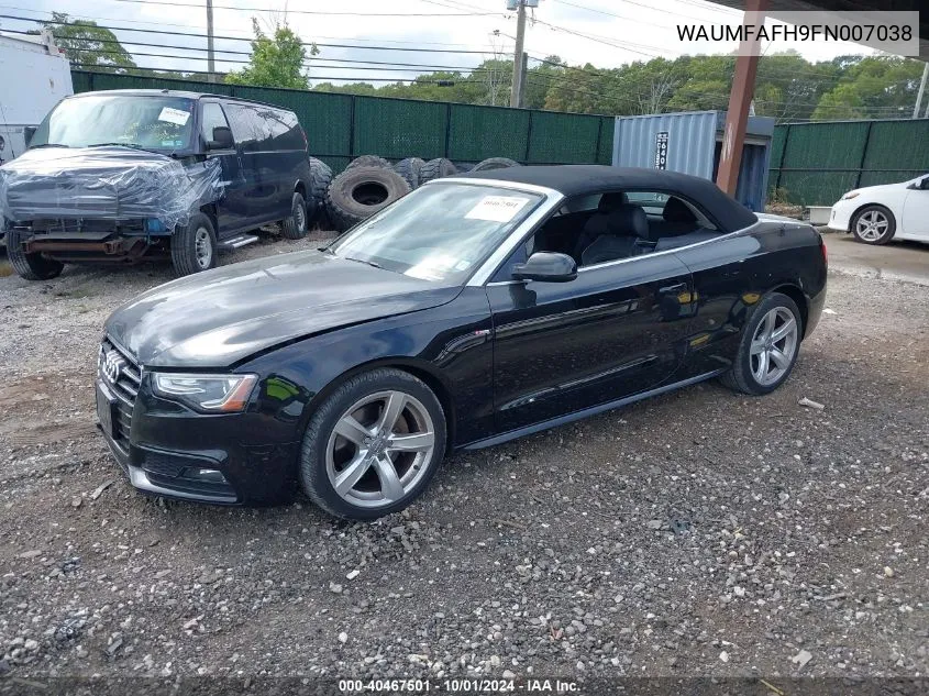 WAUMFAFH9FN007038 2015 Audi A5 Premium Plus