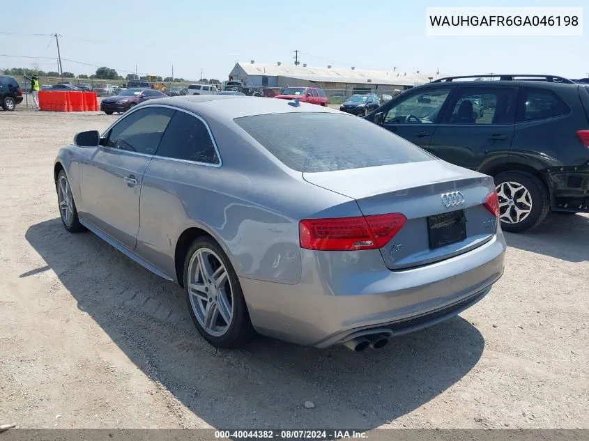 WAUHGAFR6GA046198 2016 Audi A5 2.0T Premium