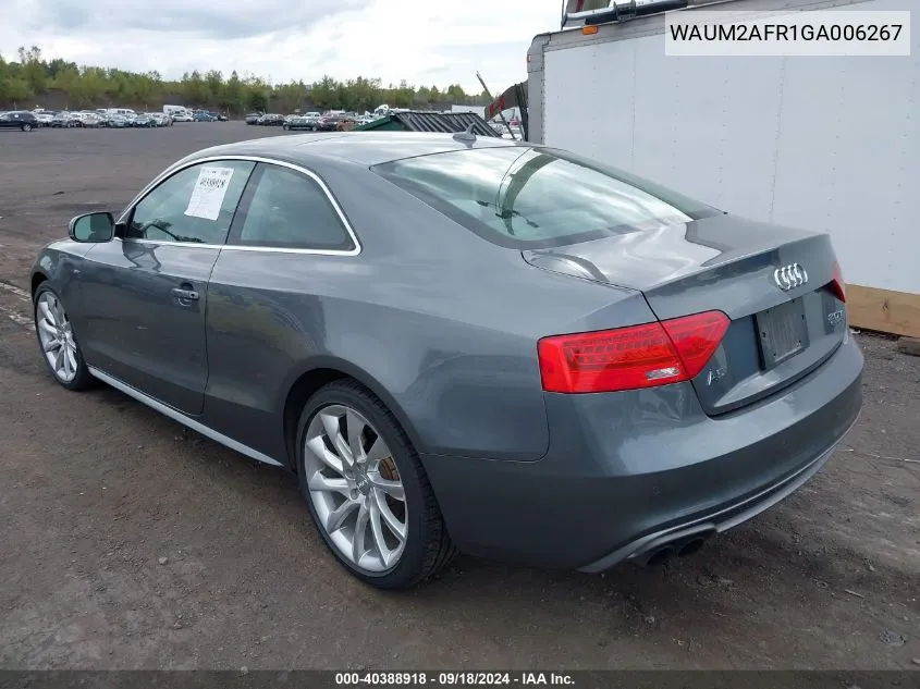 WAUM2AFR1GA006267 2016 Audi A5 2.0T Premium