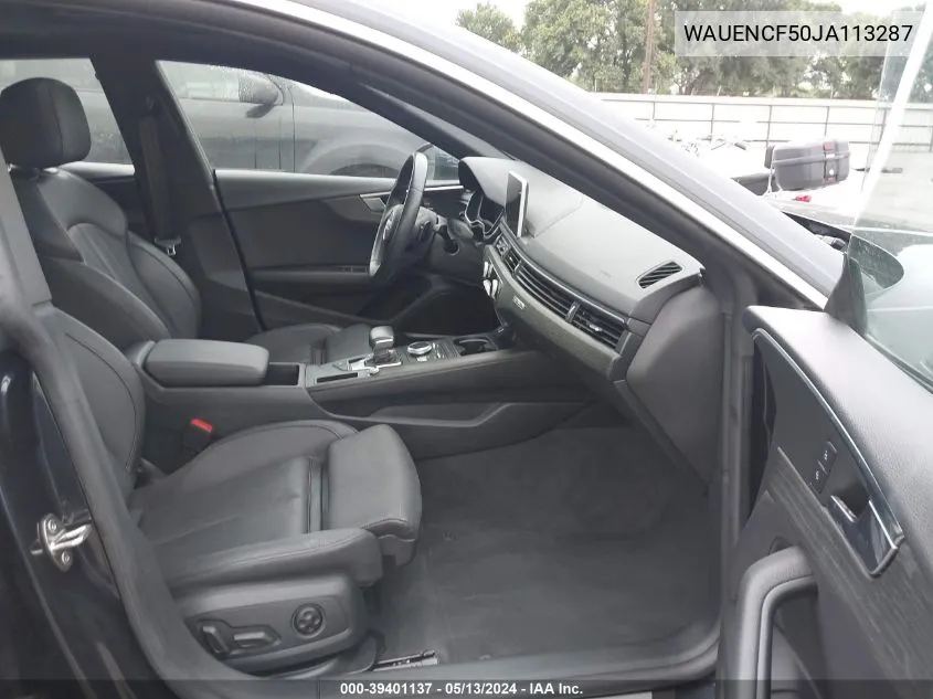 WAUENCF50JA113287 2018 Audi A5 2.0T Premium