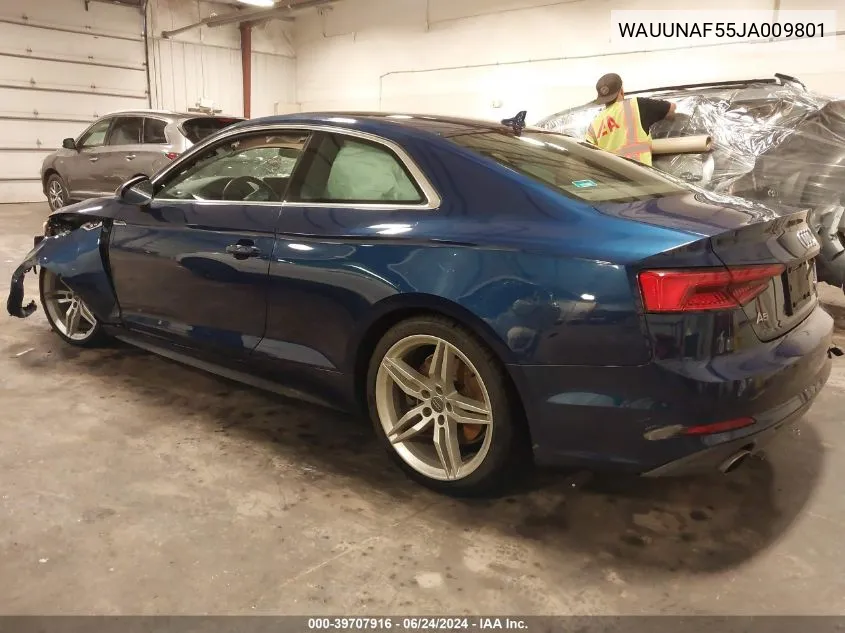 WAUUNAF55JA009801 2018 Audi A5 2.0T Premium