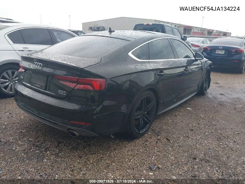 WAUENCF54JA134224 2018 Audi A5 2.0T Premium