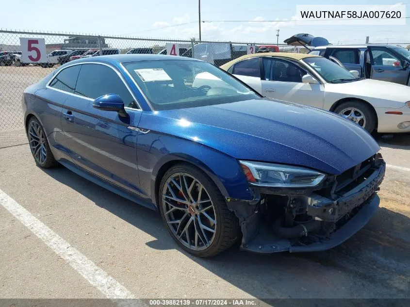 WAUTNAF58JA007620 2018 Audi A5 2.0T Premium