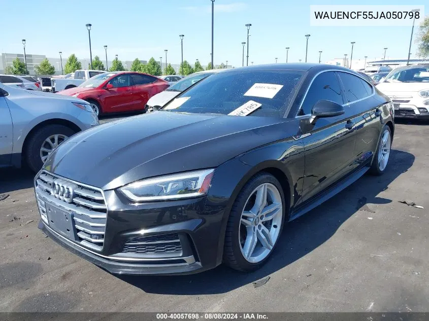 WAUENCF55JA050798 2018 Audi A5 2.0T Premium