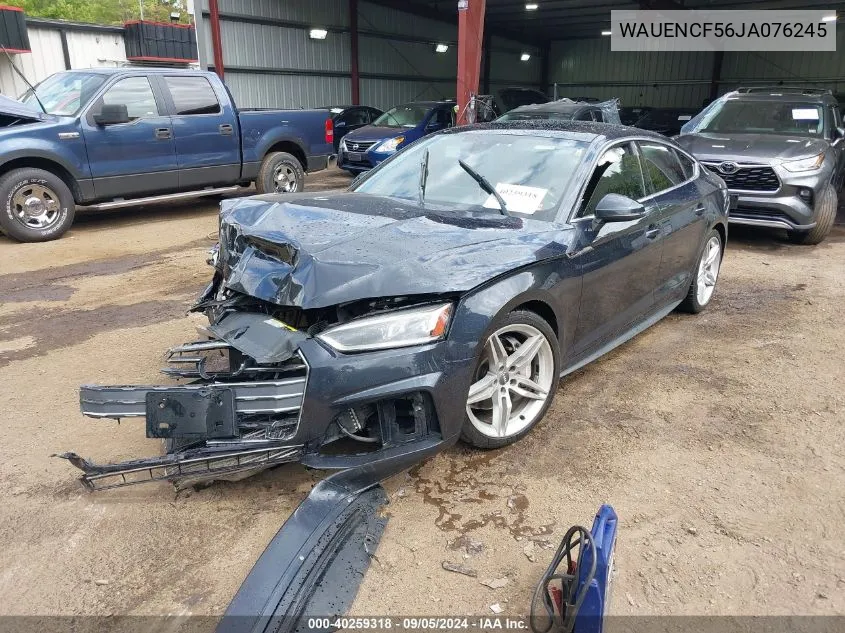 WAUENCF56JA076245 2018 Audi A5 2.0T Premium