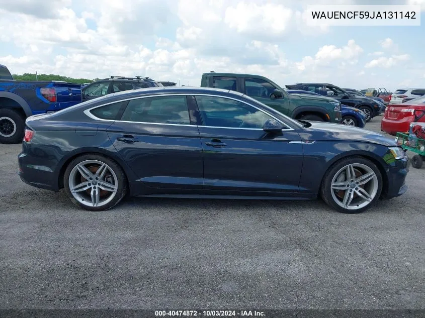 WAUENCF59JA131142 2018 Audi A5 2.0T Premium