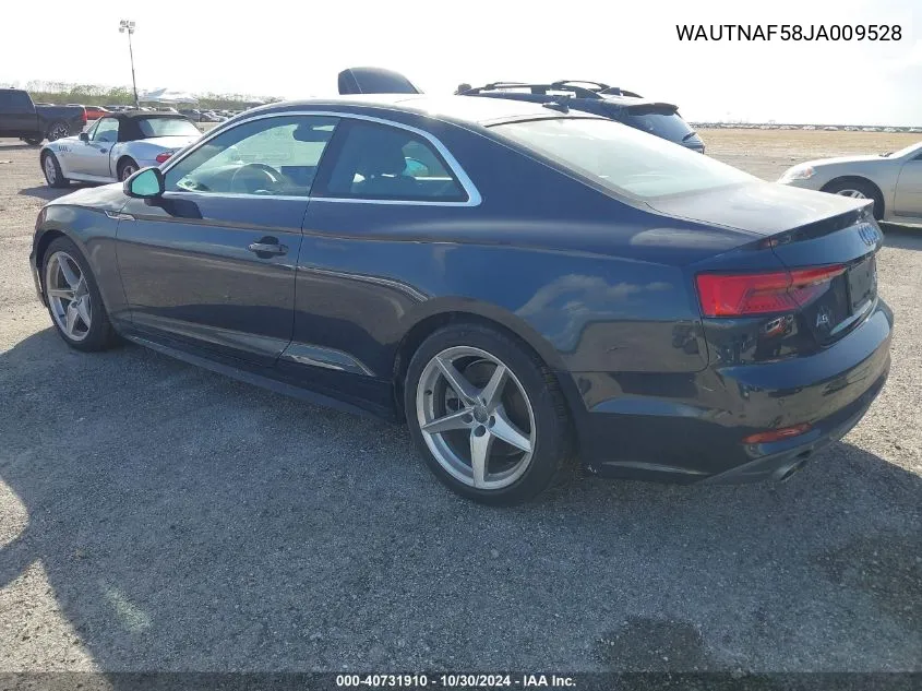 WAUTNAF58JA009528 2018 Audi A5 2.0T Premium