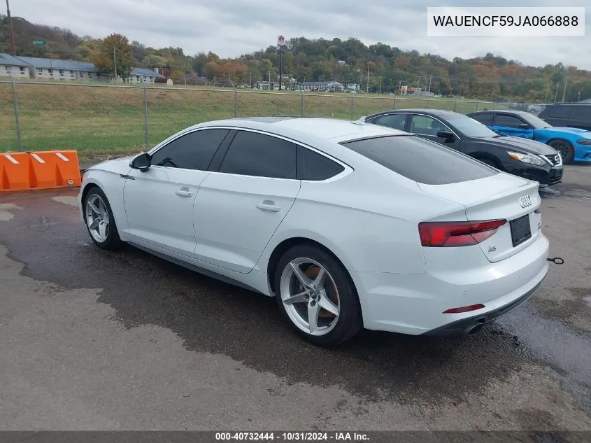 2018 Audi A5 2.0T Premium VIN: WAUENCF59JA066888 Lot: 40732444