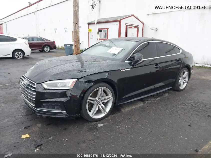 2018 Audi A5 2.0T Premium VIN: WAUENCF56JA009175 Lot: 40850476