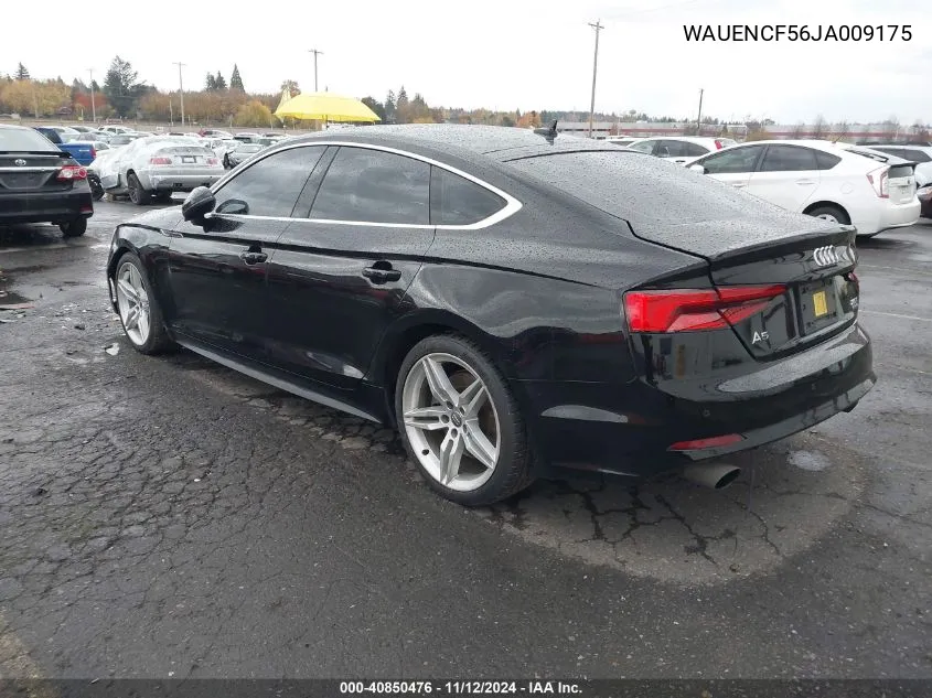 2018 Audi A5 2.0T Premium VIN: WAUENCF56JA009175 Lot: 40850476