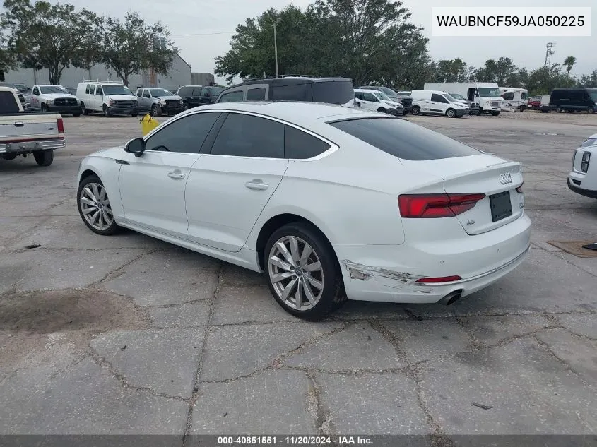 2018 Audi A5 2.0T Premium VIN: WAUBNCF59JA050225 Lot: 40851551