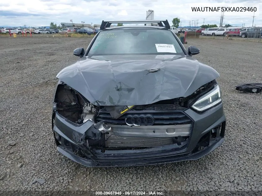 WAUTNAF5XKA029460 2019 Audi A5 45 Premium