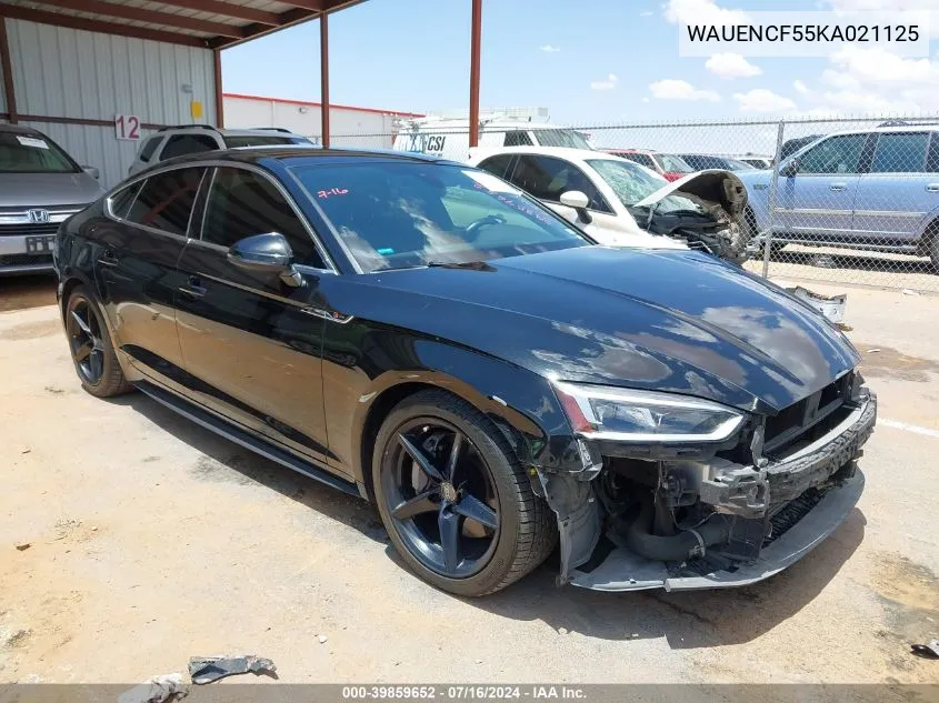 WAUENCF55KA021125 2019 Audi A5 45 Premium