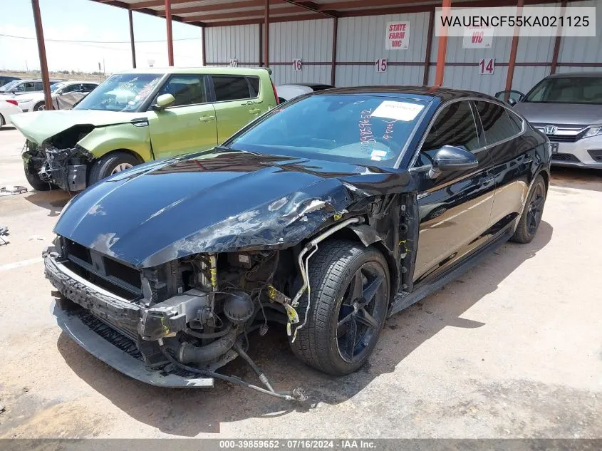 WAUENCF55KA021125 2019 Audi A5 45 Premium