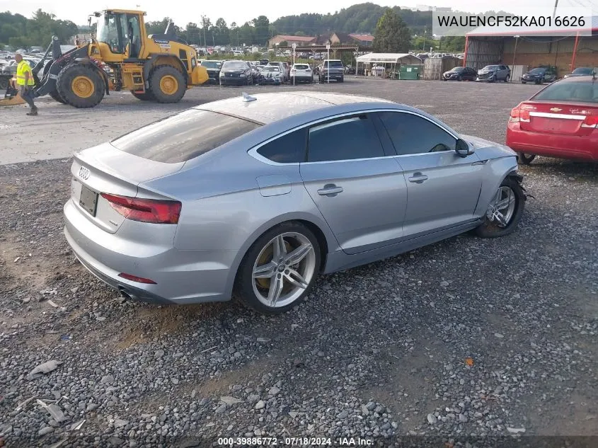 WAUENCF52KA016626 2019 Audi A5 45 Premium