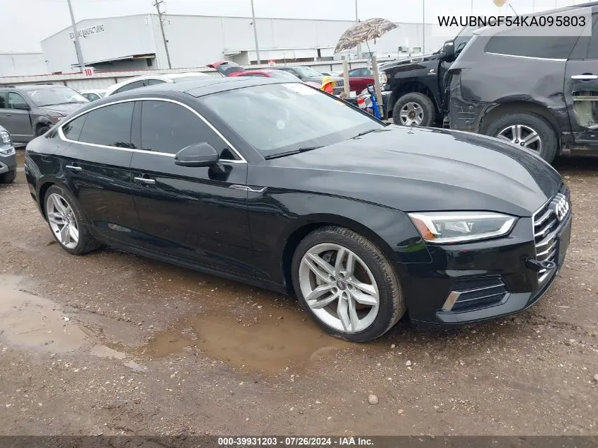 WAUBNCF54KA095803 2019 Audi A5 45 Premium