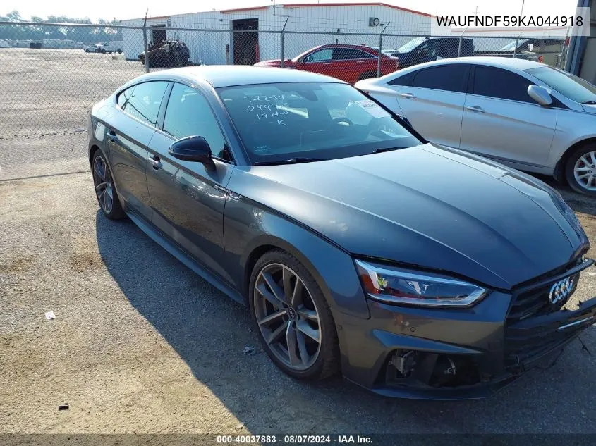 WAUFNDF59KA044918 2019 Audi A5 45 Premium