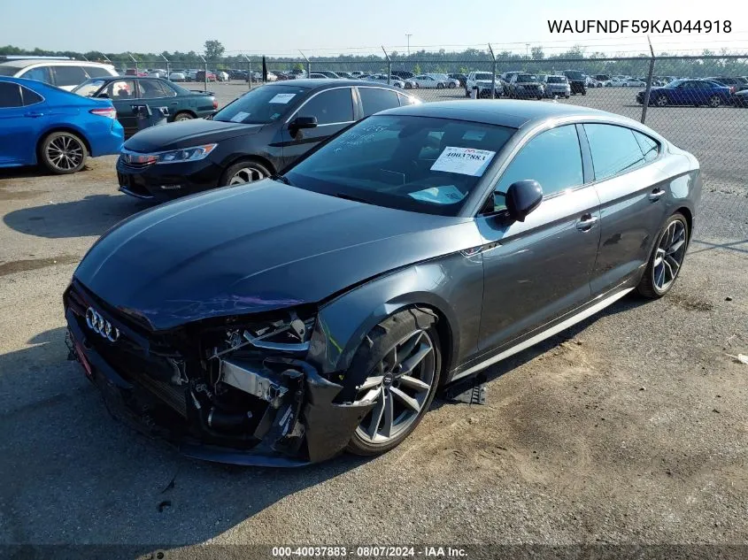 WAUFNDF59KA044918 2019 Audi A5 45 Premium