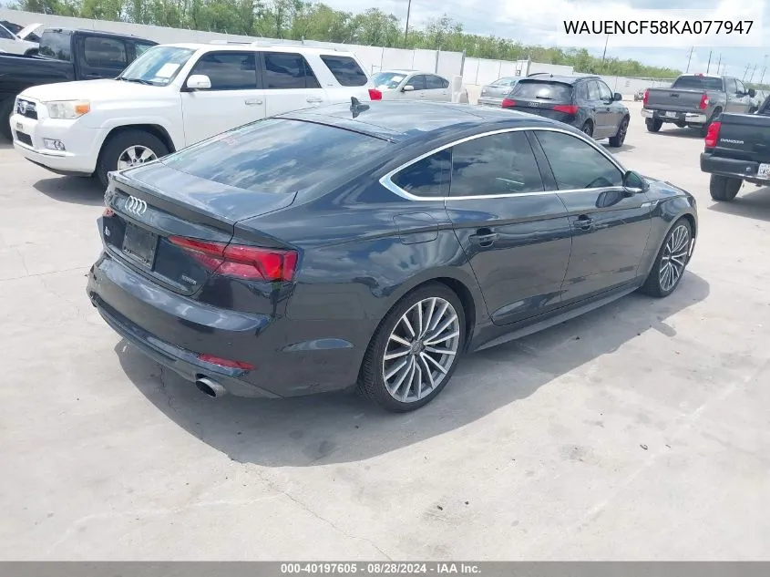 WAUENCF58KA077947 2019 Audi A5 45 Premium