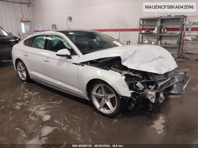 WAUENCF58KA042096 2019 Audi A5 45 Premium