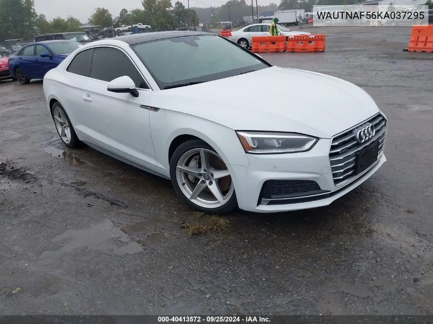 2019 Audi A5 45 Premium VIN: WAUTNAF56KA037295 Lot: 40413572