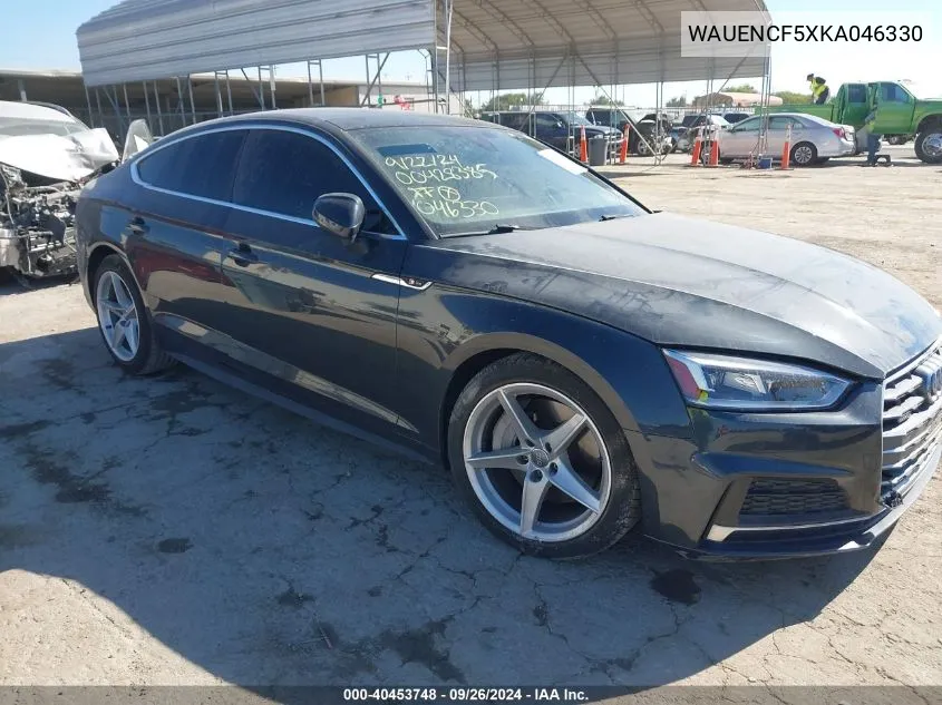 WAUENCF5XKA046330 2019 Audi A5 45 Premium