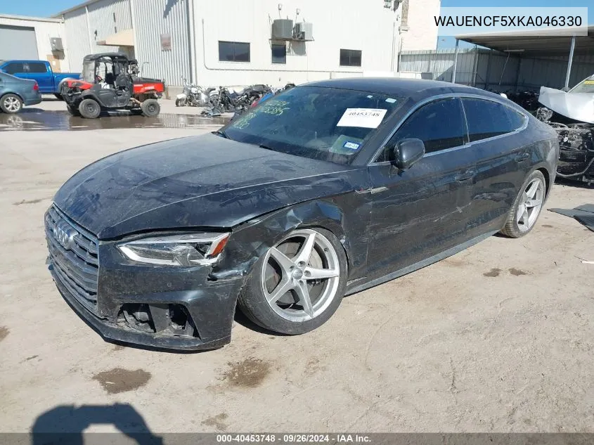 WAUENCF5XKA046330 2019 Audi A5 45 Premium