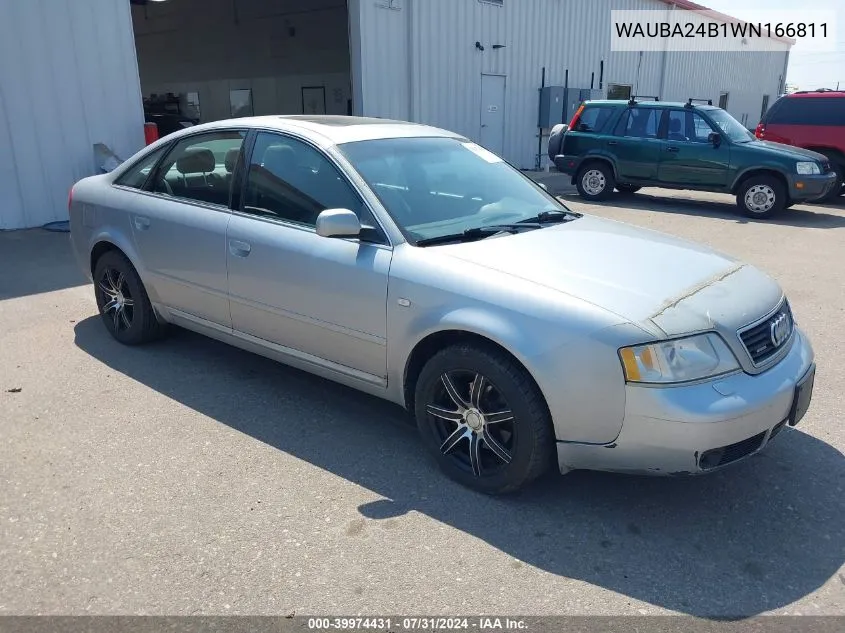 1998 Audi A6 VIN: WAUBA24B1WN166811 Lot: 39974431