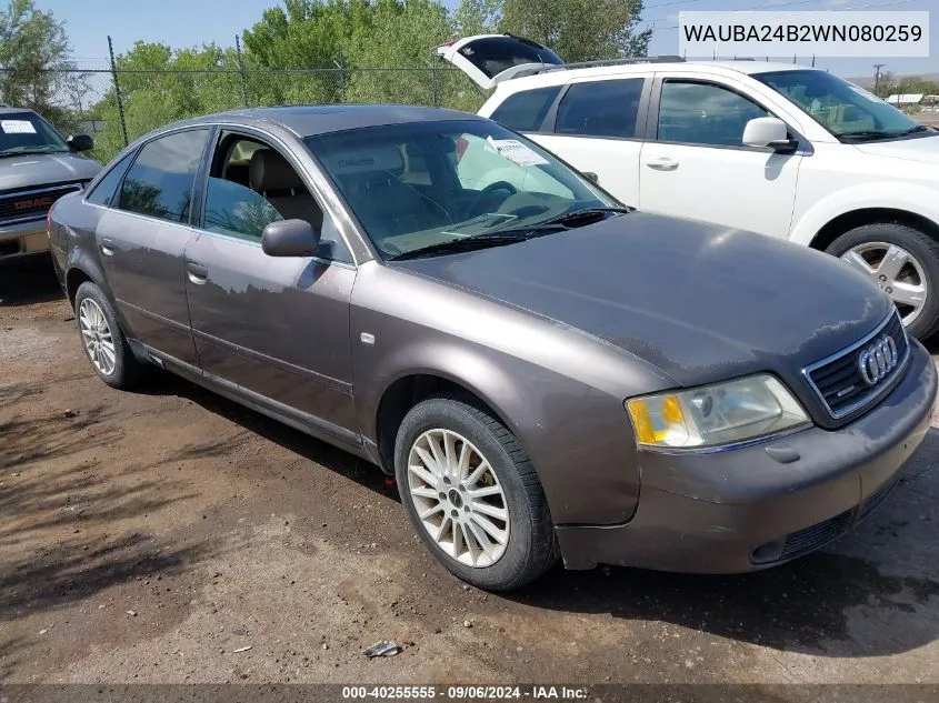 WAUBA24B2WN080259 1998 Audi A6