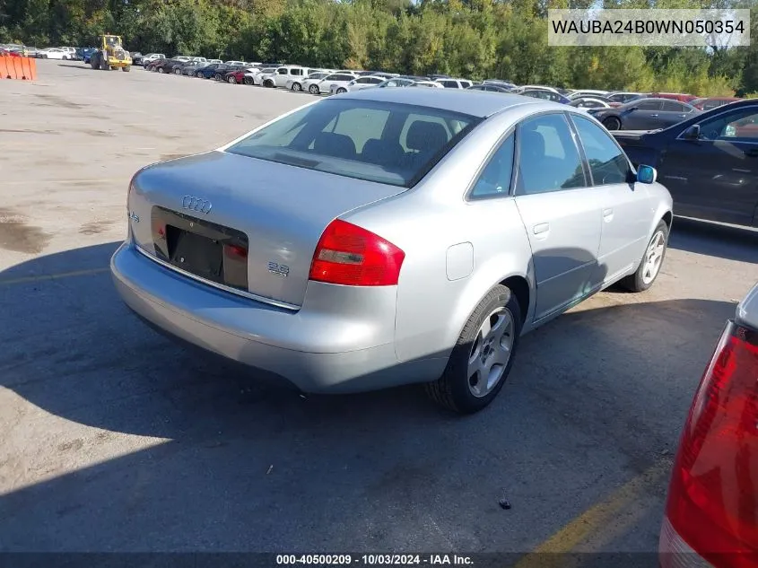 1998 Audi A6 VIN: WAUBA24B0WN050354 Lot: 40500209