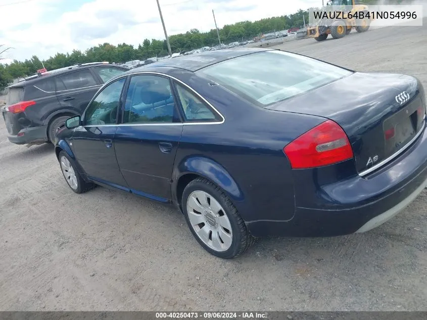 2001 Audi A6 4.2 VIN: WAUZL64B41N054996 Lot: 40250473