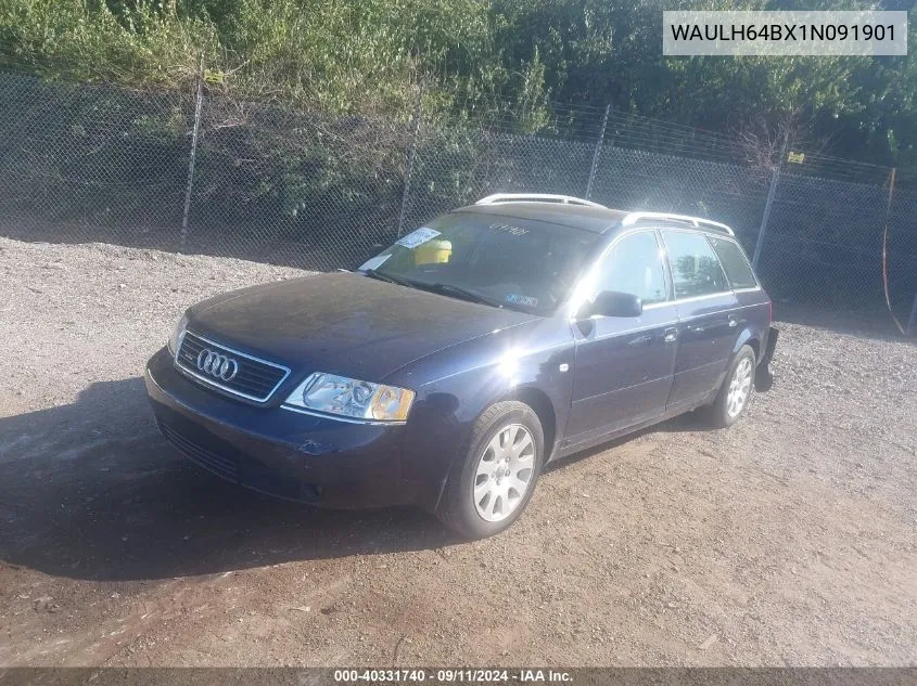 2001 Audi A6 Avant VIN: WAULH64BX1N091901 Lot: 40331740