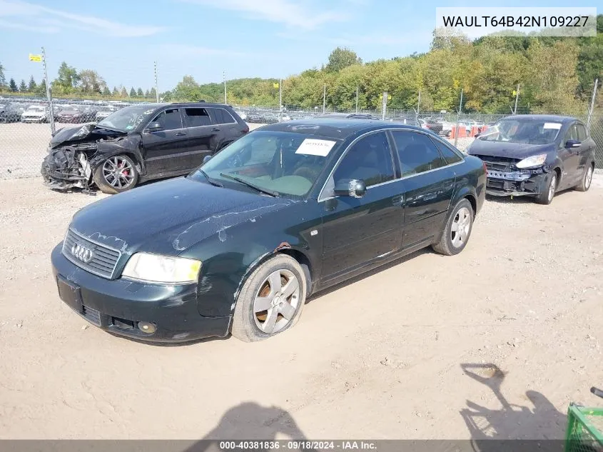 WAULT64B42N109227 2002 Audi A6 3.0L