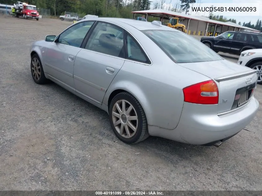 WAUCD54B14N060093 2004 Audi A6 2.7T S-Line