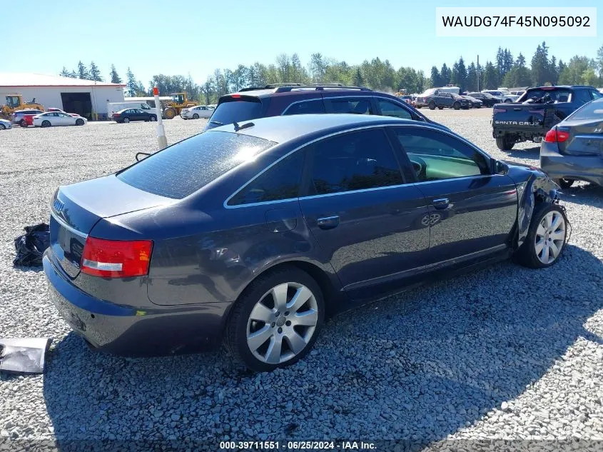 WAUDG74F45N095092 2005 Audi A6 3.2