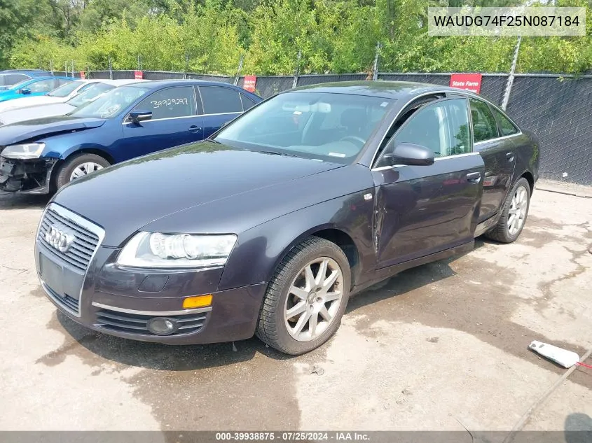 WAUDG74F25N087184 2005 Audi A6 3.2