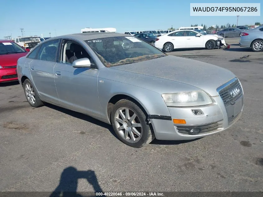 WAUDG74F95N067286 2005 Audi A6 3.2