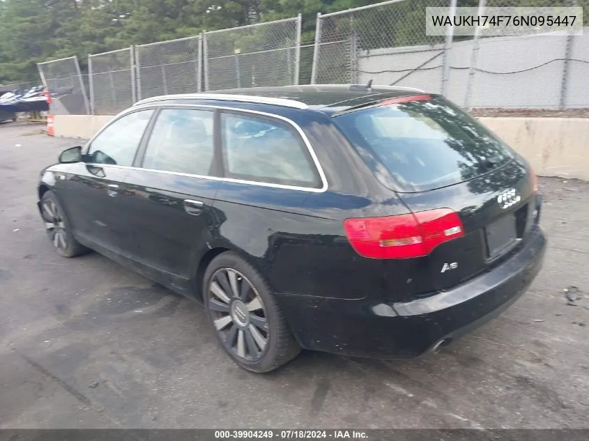 2006 Audi A6 3.2 Avant VIN: WAUKH74F76N095447 Lot: 39904249