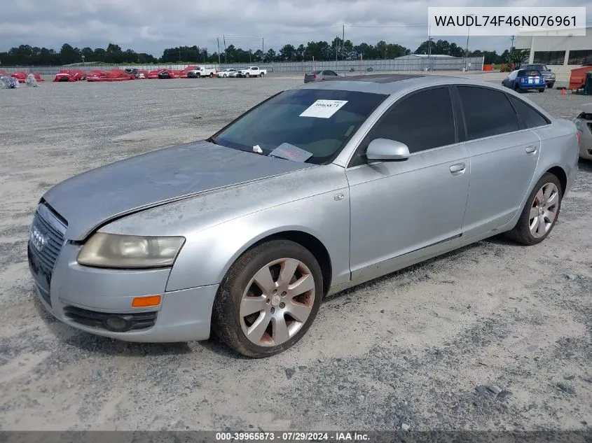 WAUDL74F46N076961 2006 Audi A6 4.2