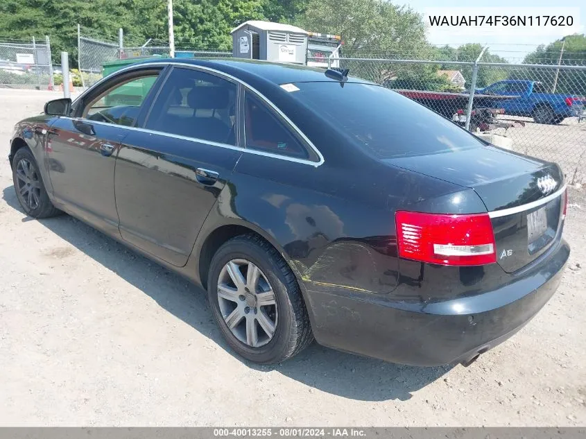 WAUAH74F36N117620 2006 Audi A6 3.2