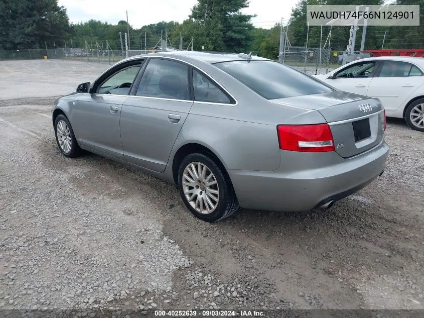 2006 Audi A6 3.2 VIN: WAUDH74F66N124901 Lot: 40252639