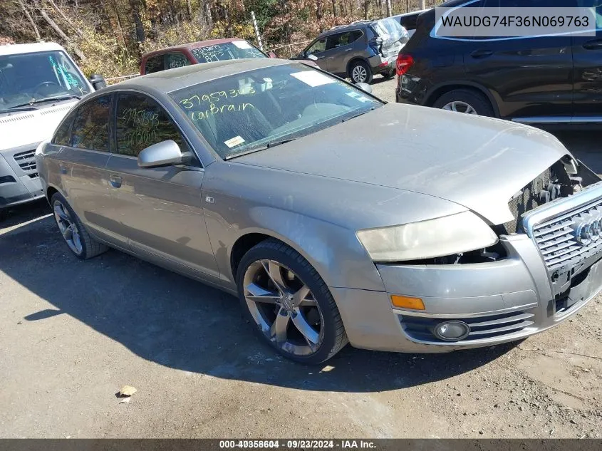 WAUDG74F36N069763 2006 Audi A6 3.2