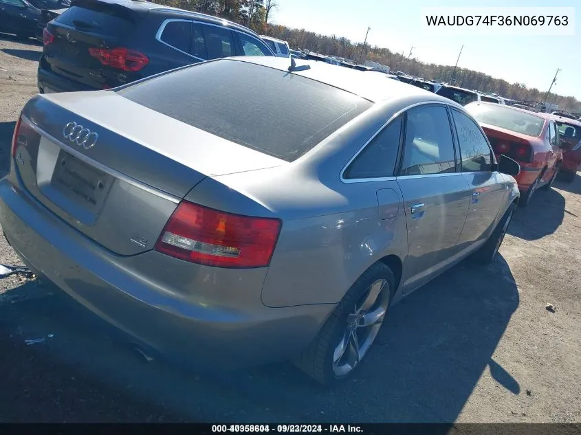 WAUDG74F36N069763 2006 Audi A6 3.2