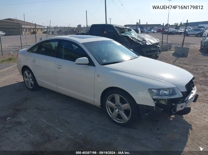 WAUEH74F16N179812 2006 Audi A6 3.2