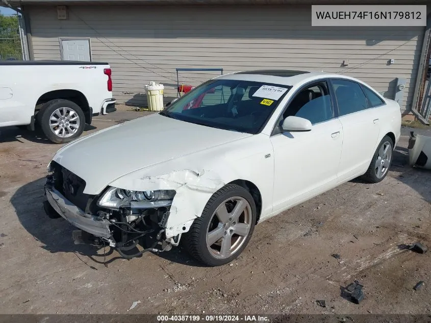 WAUEH74F16N179812 2006 Audi A6 3.2