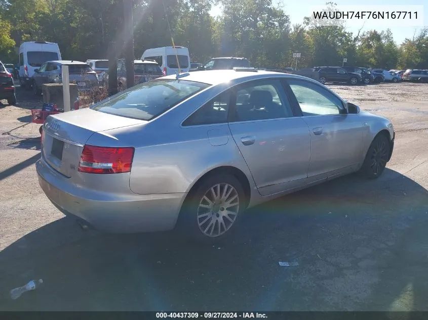 WAUDH74F76N167711 2006 Audi A6 3.2