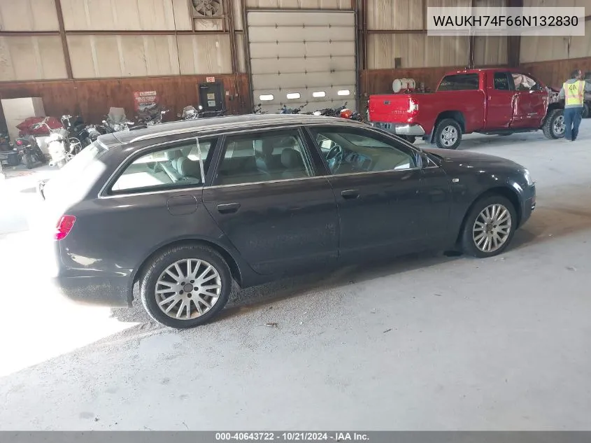 2006 Audi A6 3.2 Avant VIN: WAUKH74F66N132830 Lot: 40643722