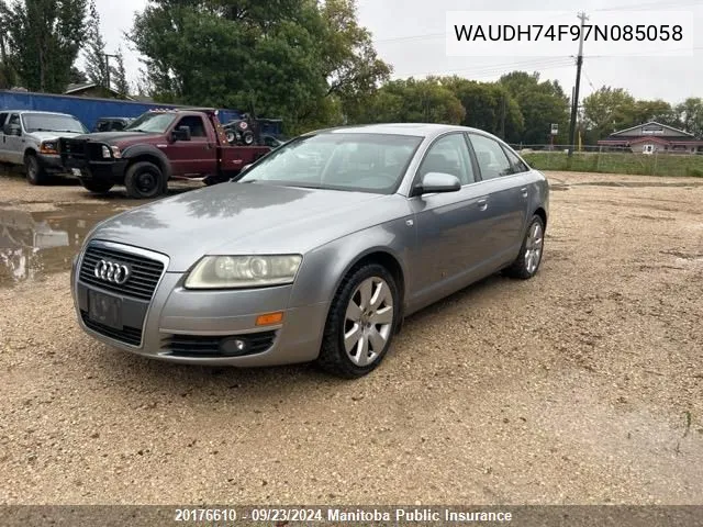 WAUDH74F97N085058 2007 Audi A6 3.2 Quattro