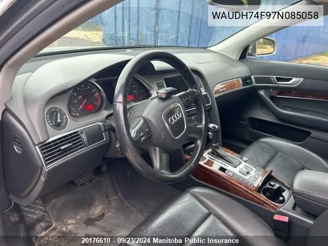 WAUDH74F97N085058 2007 Audi A6 3.2 Quattro